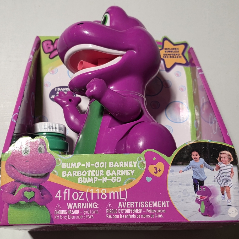 Barney Bump-N-Go Bubble Machine